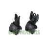 Bomber M4 Style Folding Battle Sight set (LR) - BK